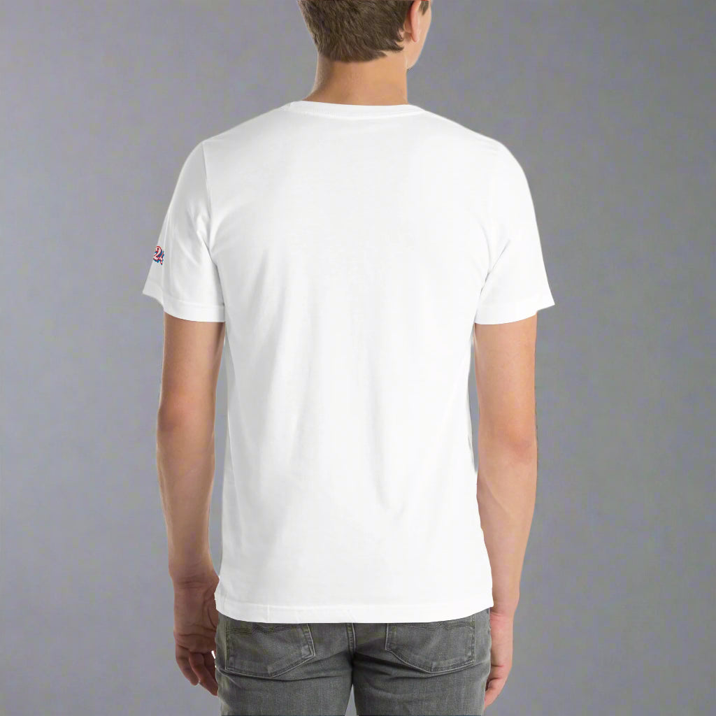 Stand for Freedom patriotic t-shirt back design - conservative American apparel